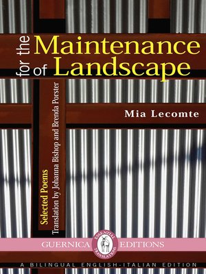 cover image of For the Maintenance of Landscape